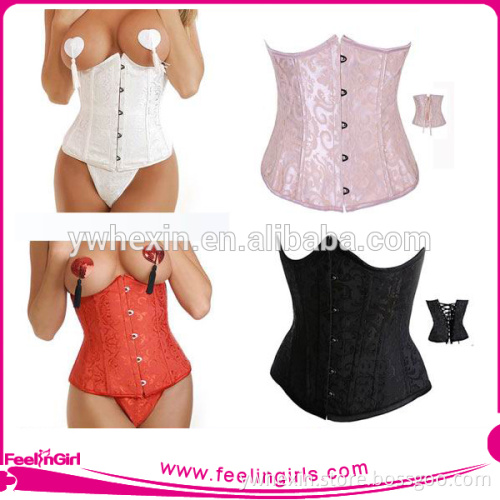 New Arrival Brocade Curved Top Sexy Waist Corset Corset